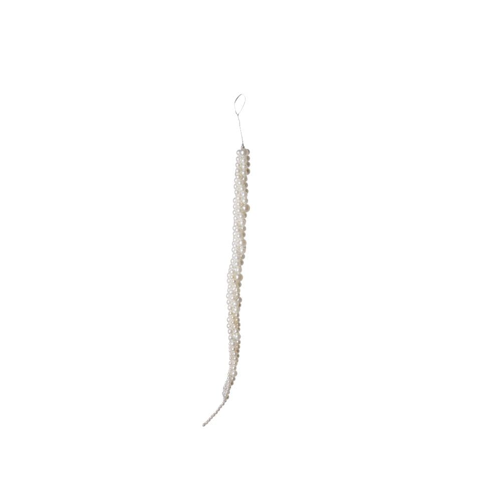 Ornament pentru Brad White Pears din Plastic 30cm