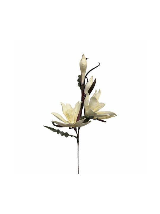 Floare Artificiala Cream din Spuma 90cm
