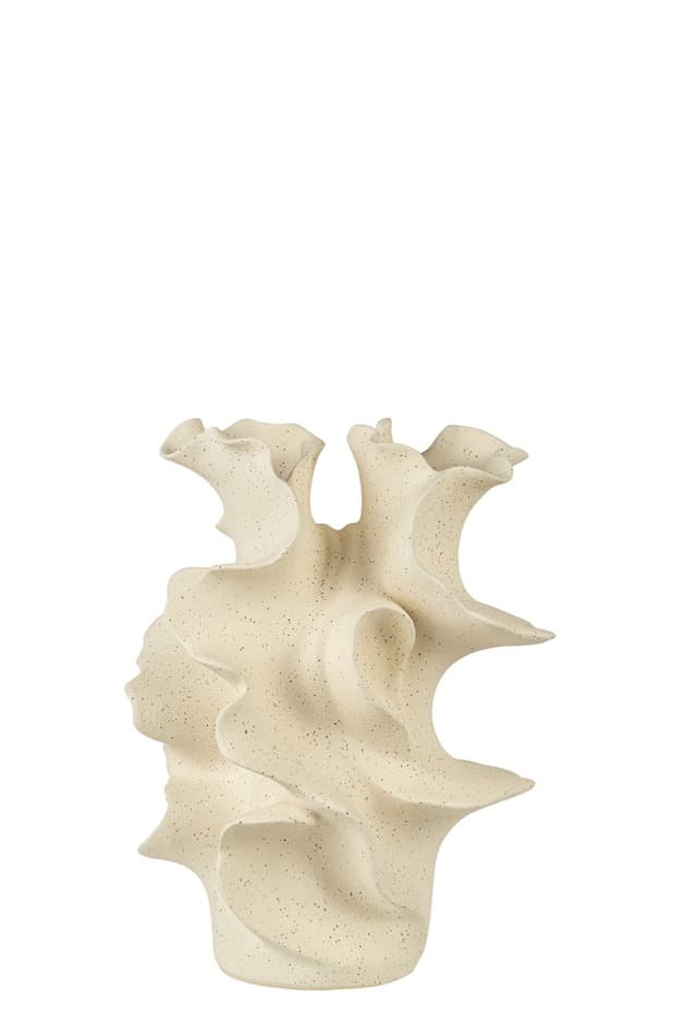 Vaza Beige din Ceramica 21x15x27cm