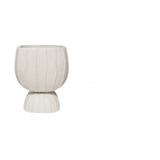 Ghiveci White Grey din Fiberclay D33x40cm 06-94709 Vaze