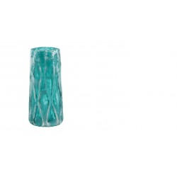 Vaza Turquoise din Sticla D18x39m 15-00-23930