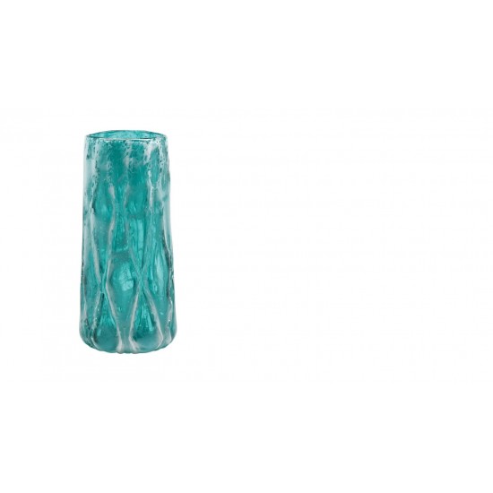 Vaza Turquoise din Sticla D18x39m 15-00-23930 Vaze