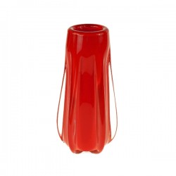 Vaza Rosie din Sticla D12x25cm