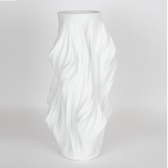 Vaza White din Ceramica D22x40cm 752-21066 Decorațiuni