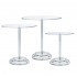 Set 3 Etajere Transparente din Acril D20x19, D24x24cm, D30x29cm 91768
