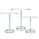 Set 3 Etajere Transparente din Acril D20x19, D24x24cm, D30x29cm 91768 Tavi Decorative