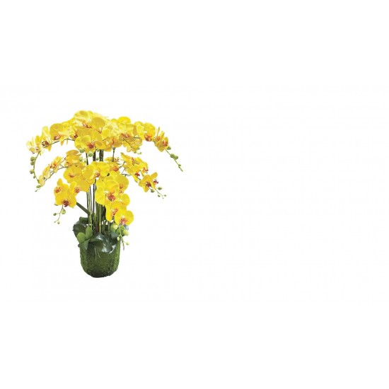 Orhidee Artificiala Yellow 80cm 04-94377-4 Flori - Plante