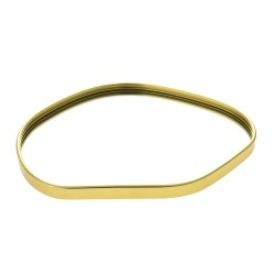 Tava Gold din Metal cu Oglinda 26x22cm