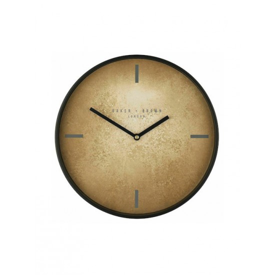 Ceas Brown din Metal D30cm Ceasuri pentru Perete