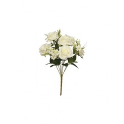 Buchet Flori Albe Artificiale 43cm