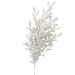Frunze Artificiale White din Spuma 30x110cm
