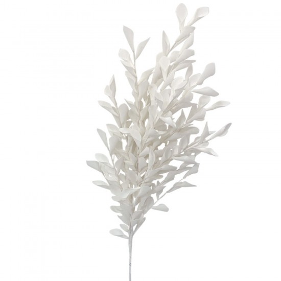 Frunze Artificiale White din Spuma 30x110cm Flori - Plante