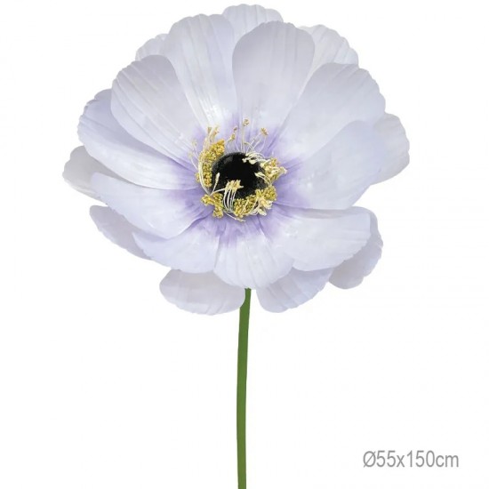 Anemona Artificiala Liliac D55x150cm Decorațiuni