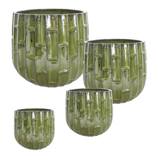 Set  4 Ghiveci Green Cactus din Ceramica D37x34cm 06-99060 Vaze