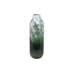 Vaza White Green din Sticla D14x46cm