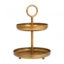 Etajera Gold din metal D30x41cm 