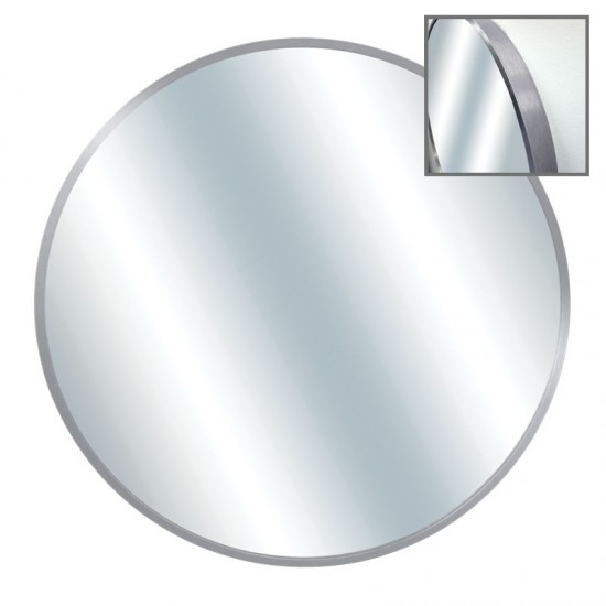 Oglinda Silver din Aluminiu D80cm Oglinzi din Metal