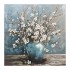 Tablou Blue White Vase of Daisies 80x80cm 