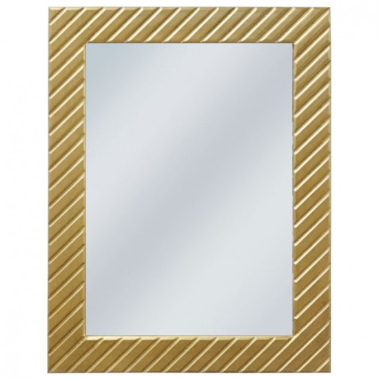 Oglinda Golden din Lemn 60x80cm Oglinzi din Lemn - Rășină