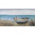 Tablou White Blue Boat 120x60cm 