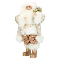 Figurina Gold Santa 47x23x17cm 