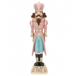 Nutcracker Pink Blue din Rasina 16x16x62cm 