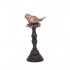 Suport pentru Lumanare Brown din Rasina D12x29cm