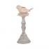 Suport pentru Lumanare Beige din Rasina D12x29cm