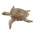 Broasaca Testoasa Beige Gold din Rasina 20x19x6cm 