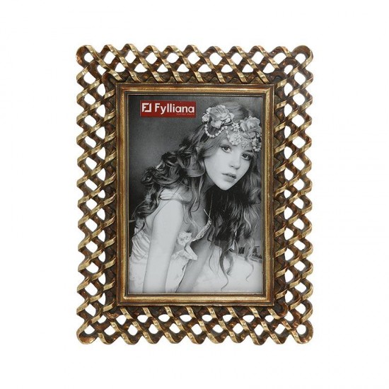 Rama Antique Gold din Rasina 10x15cm Rame - Albume Foto
