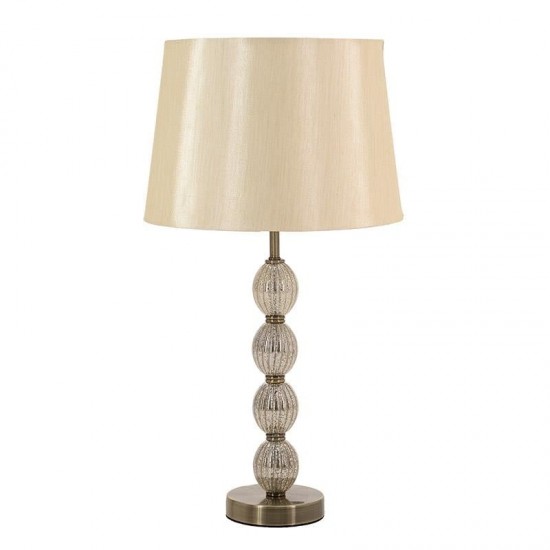 Veioza Brass din Metal cu Sticla D30x58cm Veioze