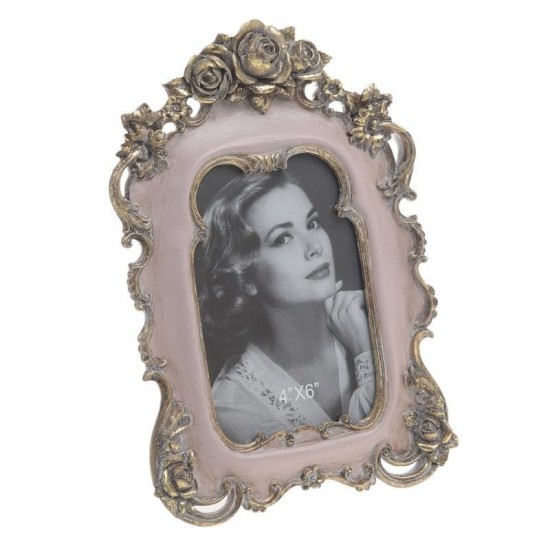 Rama Pink Golden din Rasina 10x15cm Rame - Albume Foto