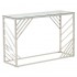 Consola Silver din Metal cu Sticla 120x40x78cm
