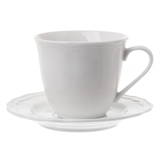 Set 6 Cesti pentru Ceai din Portelan 200cc Accesorii pentru Bucătărie și Veselă