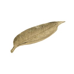 Platou Golden Leaf din Rasina 60x20x5cm