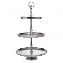 Etajera Silver din Aluminiu D29x49cm
