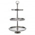 Etajera Silver din Aluminiu D29x49cm