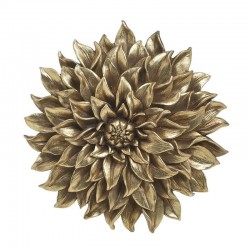 Floare Golden din Rasina D26x6cm