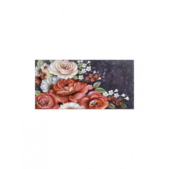 Tablou Red Flowers 120x3x60cm Tablouri