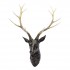 Decoratiune Black Brown Deer din Rasina 78x45x104cm 
