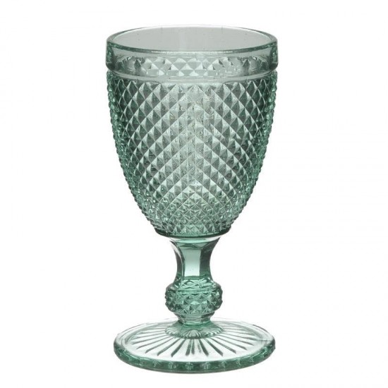 Set 6 Pahare Blue din Sticla 227ml D8x15cm Accesorii pentru Bucătărie și Veselă