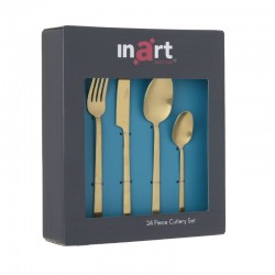 Set 24 Tacamuri Golden din Inox