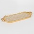 Tava Gold White din Rasina 35x3x16cm