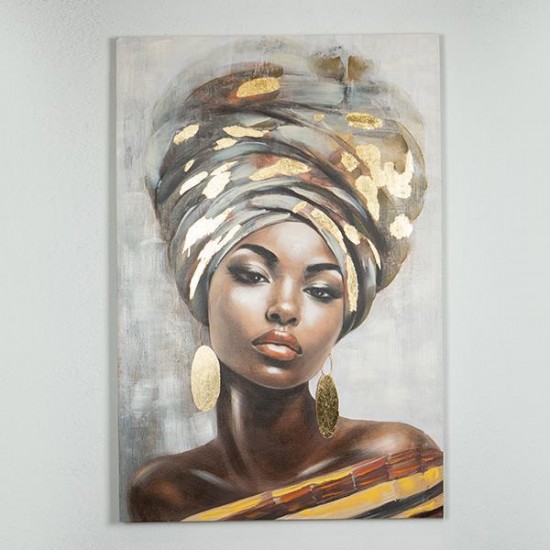 Tablou Female Portrait 80x120cm Tablouri pe Canvas