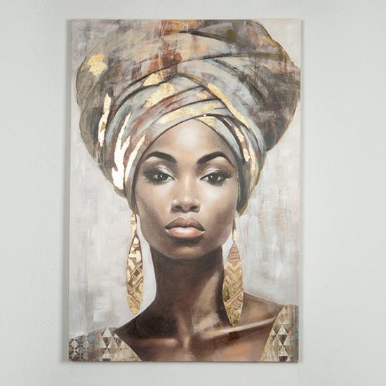 Tablou Female Portrait 80x120x4cm Tablouri