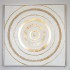 Tablou White Gold Circles 82x82x5cm