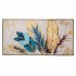 Tablou Blue Golden Leaves 142x5x73cm 