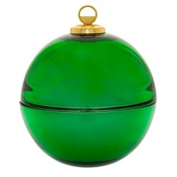 Bol cu Capac Verde din Sticla D18cm