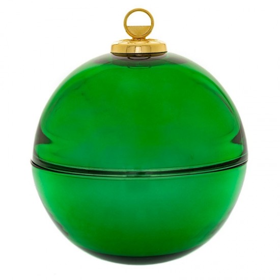 Ornament pentru Brad Gren din Sticla D18cm Decoratiuni Craciun