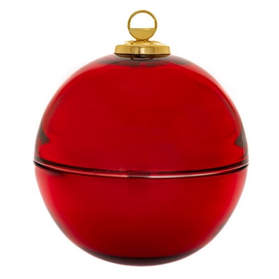 Glob Rosu din Sticla D18cm Decorațiuni